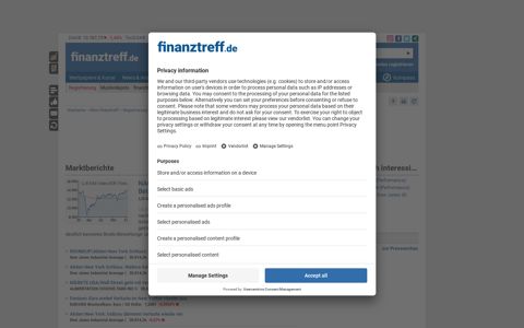 Presseschau - Finanztreff
