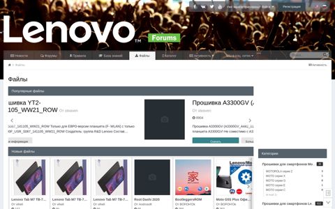 Фaйлы - Lenovo Forums RU