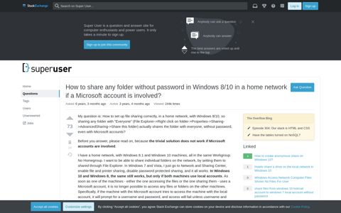 How to share any folder without password in Windows 8/10 in ...