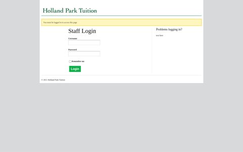 Holland Park Tuition
