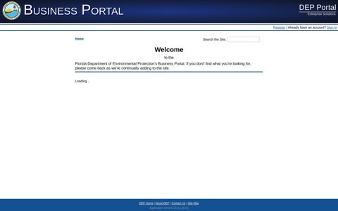 Pay | DEP Business Portal - Florida Department of ...