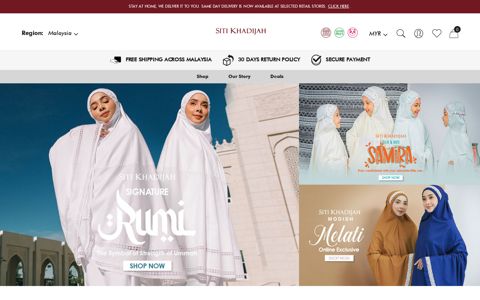 Siti Khadijah Malaysia: Telekung, Muslimah Wear & More