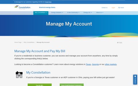 Constellation Customers – Manage Your Energy Account ...