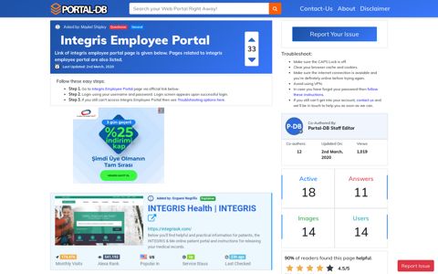 Integris Employee Portal