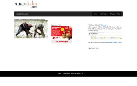 Farmer Registration Form Status Food Odisha Orissa 2020 2021