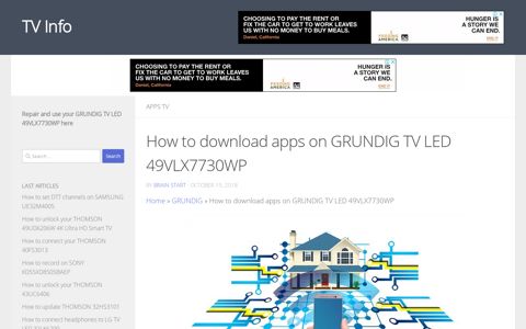 How to download apps on GRUNDIG TV LED 49VLX7730WP ...