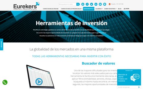 Herramientas de inversión - Eurekers