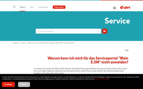 Serviceportal Mein E.ON – Anmeldung | E.ON Community