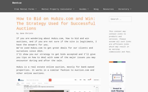 How to Bid on Hubzu.com and Win: The Strategy Used for ...