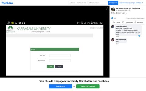 Karpagam University Coimbatore - Facebook
