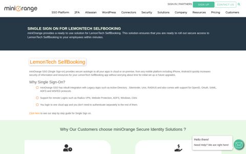 Single Sign On(SSO) solution for LemonTech SelfBooking ...