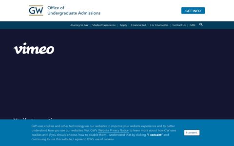 Undergraduate Admissions | The George Washington University