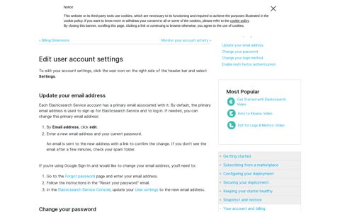 Edit user account settings | Elasticsearch Service ...