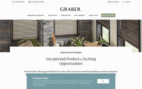 For Dealers | Graber Blinds