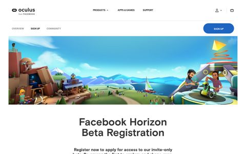 Facebook Horizon | Beta Signup | Oculus
