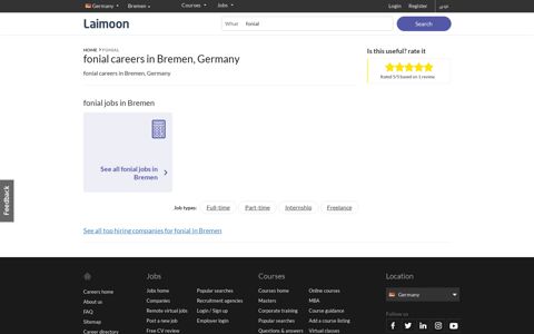 Career paths and opportunities for fonial in Bremen: Laimoon.com