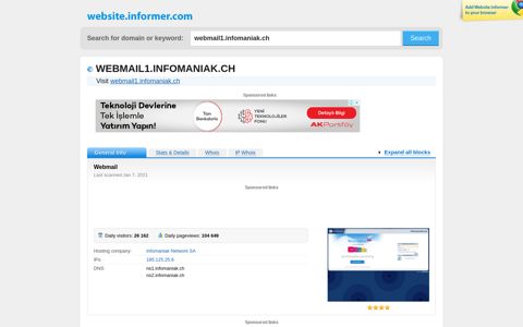 webmail1.infomaniak.ch at Website Informer. Webmail. Visit ...