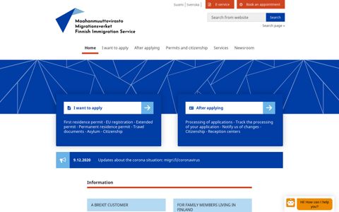 Finnish Immigration Service - Maahanmuuttovirasto