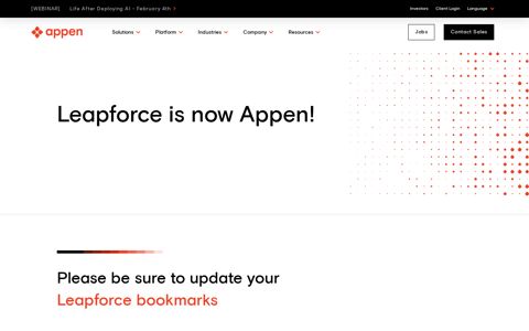 Leapforce is now Appen | Training Data and Work-at-Home Jobs