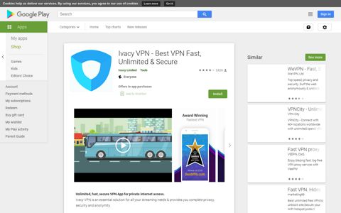 Ivacy VPN - Best VPN Fast, Unlimited & Secure - Apps on ...