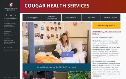 Cougar Health Services | Washington State University