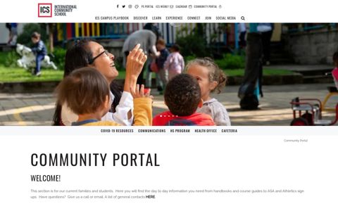 Community Portal - ICS Addis Ababa