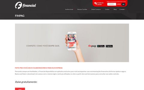 Finpag - Financial - Meios de Pagamento - Financial Cartões