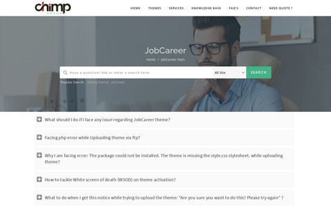 JobCareer Faq's – Most Advanced WordPress Themes