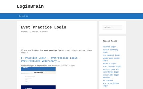 Evet Practice Practice Login - Evetpractice Login ... - LoginBrain