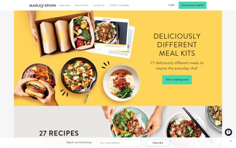 Marley Spoon: Recipe & Meal Box Delivery in Australia