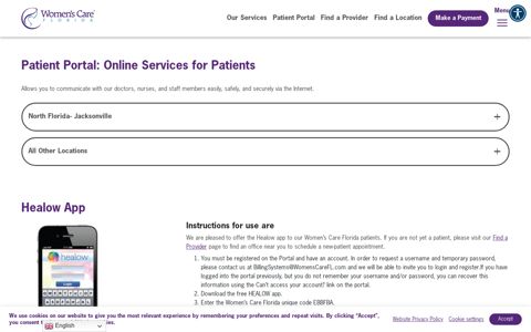 Patient Portal - Women's Care Florida