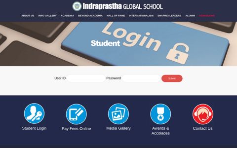 Student Login - Indraprastha Global School