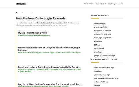 Hearthstone Daily Login Rewards ❤️ One Click Access - iLoveLogin