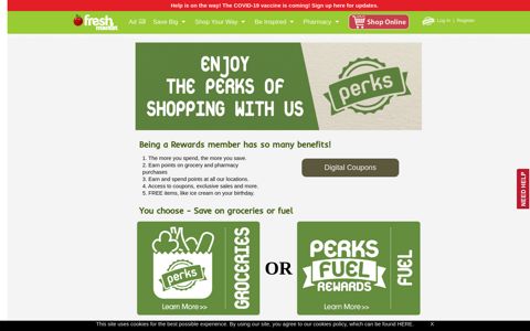 About Perks - Fresh Market