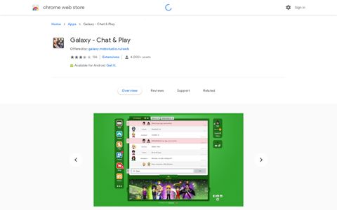 Galaxy - Chat & Play - Chrome Web Store
