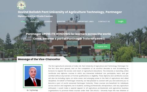 GBPUAT, Pantnagar - G.B. Pant University of Agriculture ...