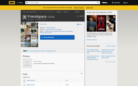 Friendspace (2019) - IMDb