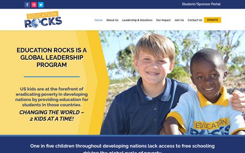 Education Rocks | Education Rocks is a stand for education.