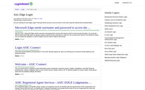 Asic Edge Login Microsoft Edge needs username and ...