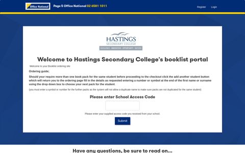 Hastings Secondary College - My Booklist