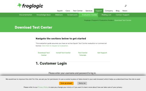 Download Test Center • froglogic