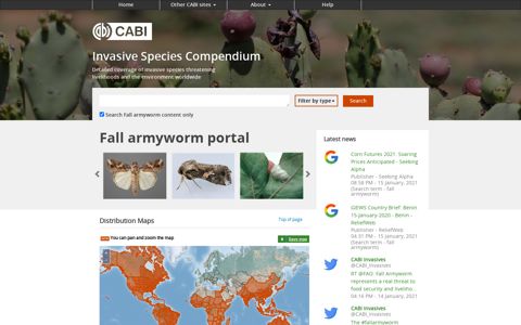 Fall Armyworm (FAW) Portal | CABI