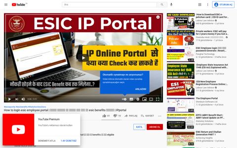 How to login esic employee portal - YouTube