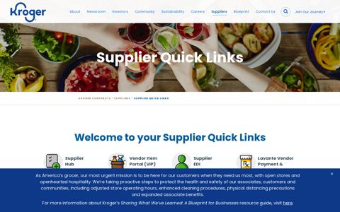 Supplier Quick Links - The Kroger Co.