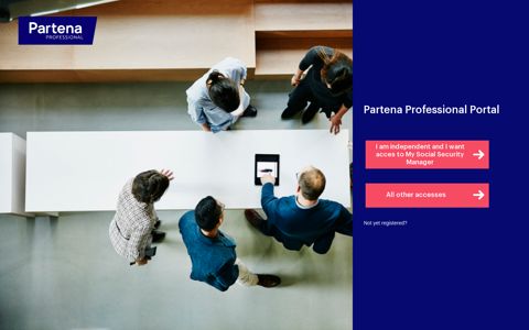 Partena Professional Portal