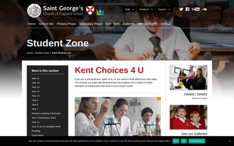 Kent Choices 4 U - Saint George's Church of England School