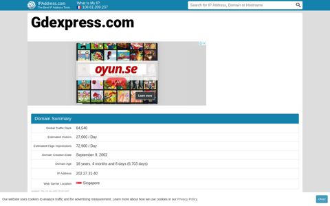 ▷ Gdexpress.com : GD Express Sdn Bhd - Spe***t In Carrier ...