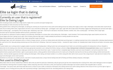 Elite sa login that is dating | Load Xpert