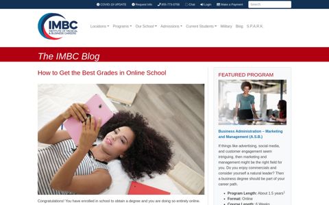 How to Get the Best Grades in Online School | Institute of ...