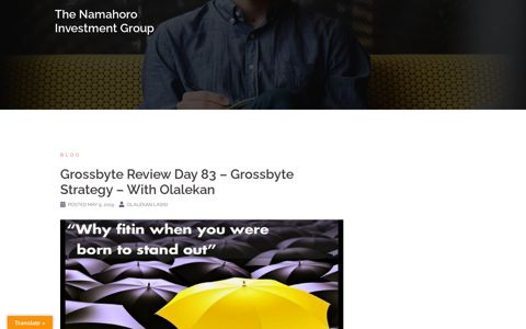 Grossbyte Review Day 83 - Grossbyte Strategy - With Olalekan
